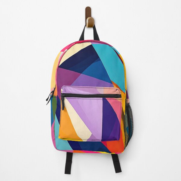 Item preview, Pattern colorful abstract geometric, pointed shapes designed and sold by angel-cat-22.