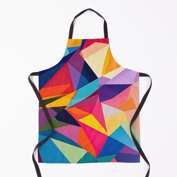Item preview, Pattern colorful abstract geometric, pointed shapes designed and sold by angel-cat-22.