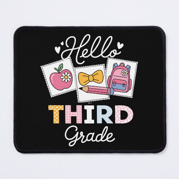 Item preview, Back To School Hello Third Grade Teacher Coquette Pencil designed and sold by Sunset4Bones.