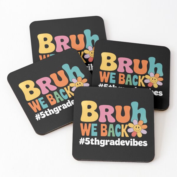 Item preview, Bruh We Back 5th Grade Vibes 1st Day Of School Fifth Grade designed and sold by Sunset4Bones.