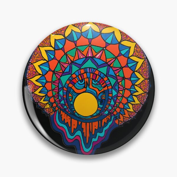 Item preview, Drippy Trippy Melting Vibrant Mandala designed and sold by Lucidesigns.