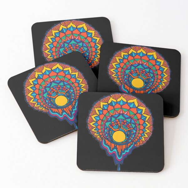 Item preview, Drippy Trippy Melting Vibrant Mandala designed and sold by Lucidesigns.
