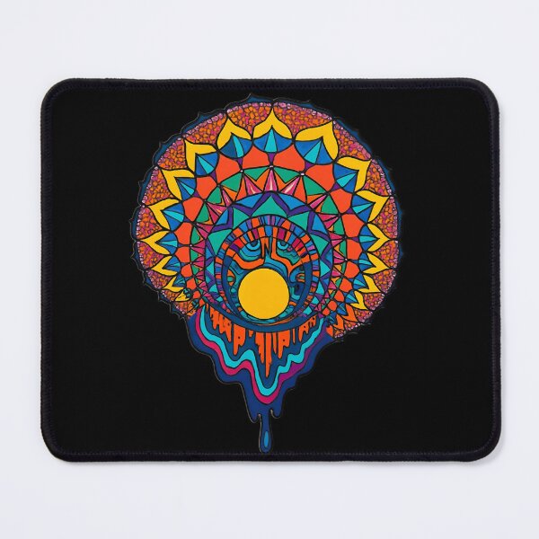 Item preview, Drippy Trippy Melting Vibrant Mandala designed and sold by Lucidesigns.
