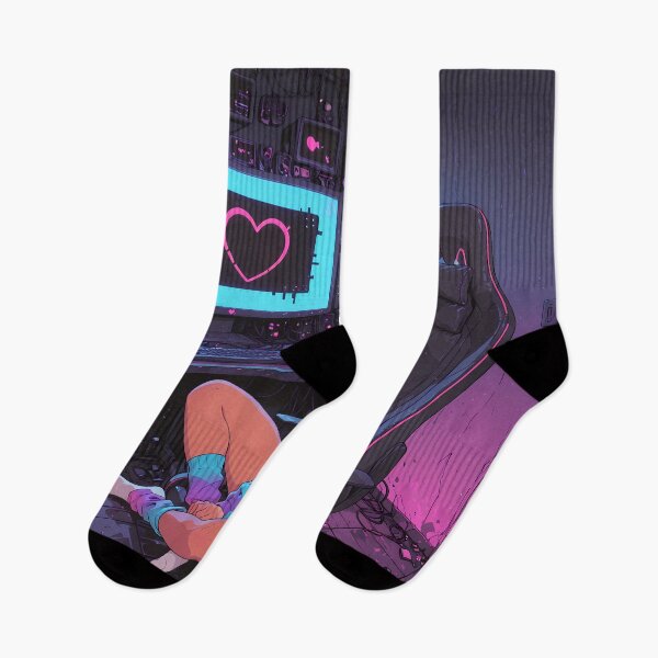 Item preview, Neon Heartbeat: Gamer Girl Vibes designed and sold by Ani-mememe.