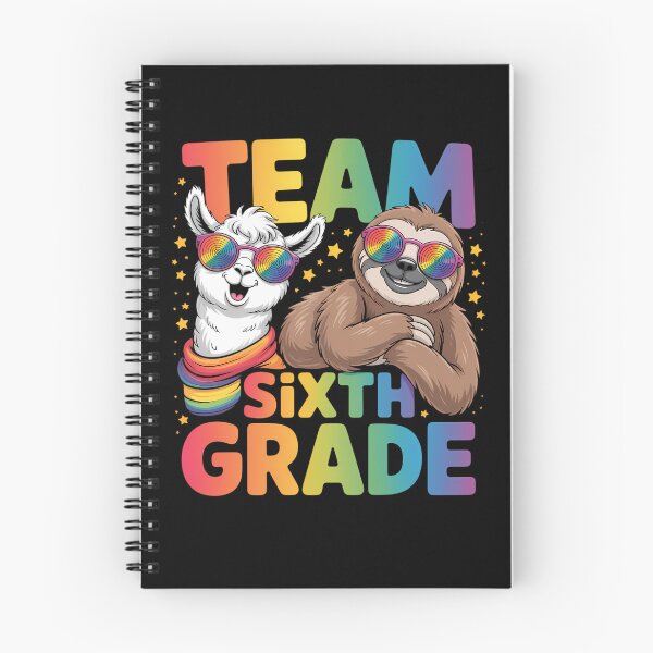 Item preview, Cute Team Sixth Grade Sloth & Llama First Day Of School designed and sold by Sunset4Bones.