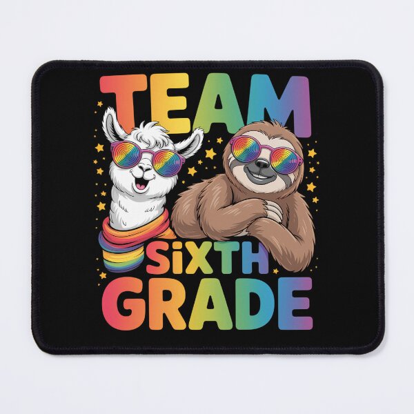 Item preview, Cute Team Sixth Grade Sloth & Llama First Day Of School designed and sold by Sunset4Bones.