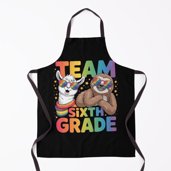 Item preview, Cute Team Sixth Grade Sloth & Llama First Day Of School designed and sold by Sunset4Bones.