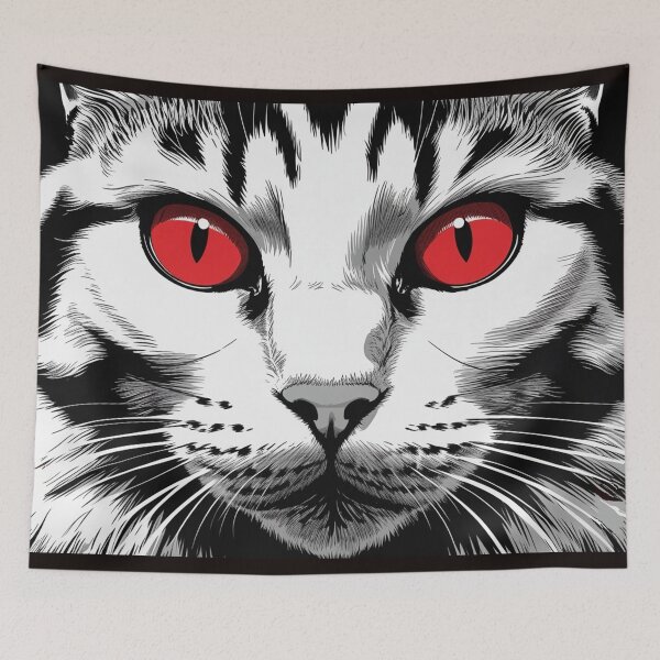 Item preview, Red Eyes Cat – 魅惑の赤い瞳を持つ猫 designed and sold by LEO'S CREATURE　れおずくりーちゃー.