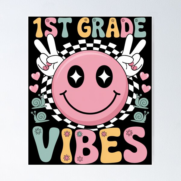 Item preview, 1st Grade Vibes First Day of School 1st Grade First Grade designed and sold by Sunset4Bones.