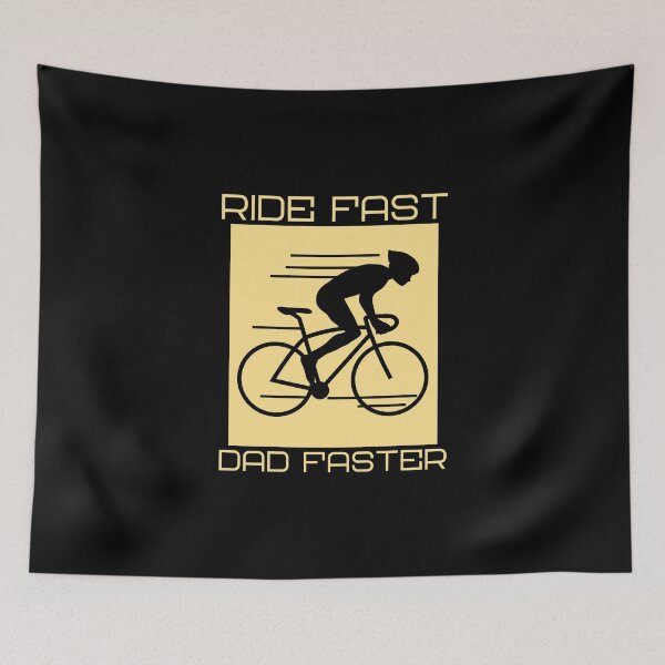 Item preview, Ride Fast, Dad Faster - Funny Cycling Dad & Bike Father designed and sold by Moroza.