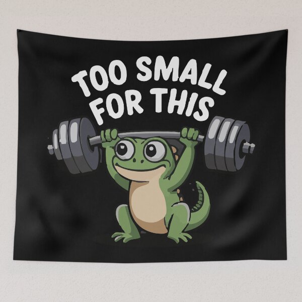 Item preview, funny lizard meme Workout Lizard Meme designed and sold by Uglyandcute.