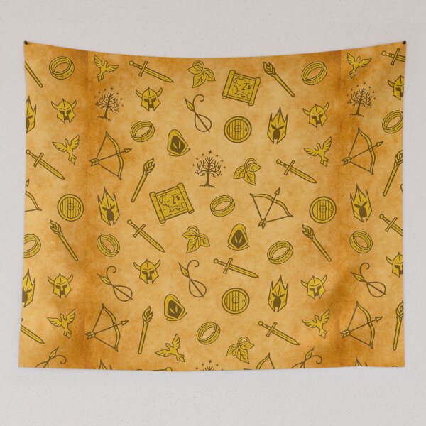 Item preview, Copy of Lord of the Rings Inspired Pattern | Middle-earth Icons Design designed and sold by Mira.Made.