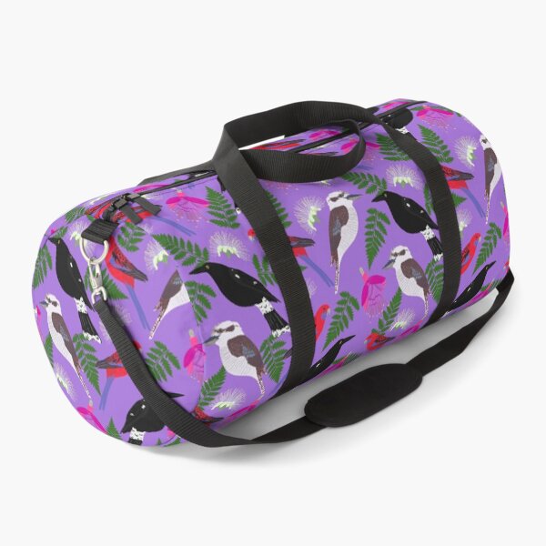 Item preview, From your window Australian Birds Flowers Purple designed and sold by Lozzie Eliza Designs.