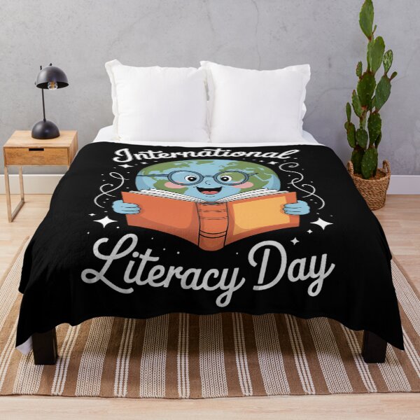 Item preview, International Literacy Day for All Literacy Teacher Reading designed and sold by Sunset4Bones.