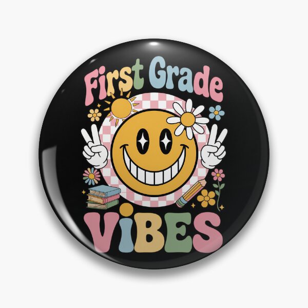 Item preview, First Grade Vibes - 1st Grade Funny 1st Day of School designed and sold by Sunset4Bones.