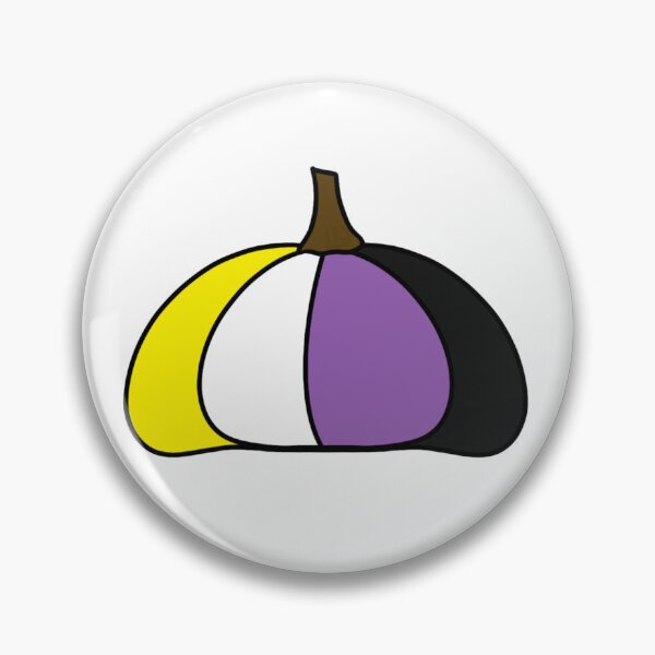 Item preview, Nonbinary Pride Pumpkin designed and sold by Ruby Magick.