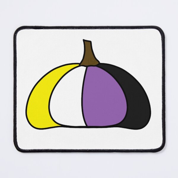 Item preview, Nonbinary Pride Pumpkin designed and sold by Ruby Magick.