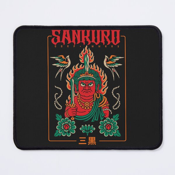 Item preview, Fudo Myo-o Japanese Tattoo Style Illustration designed and sold by SankuroCorp.