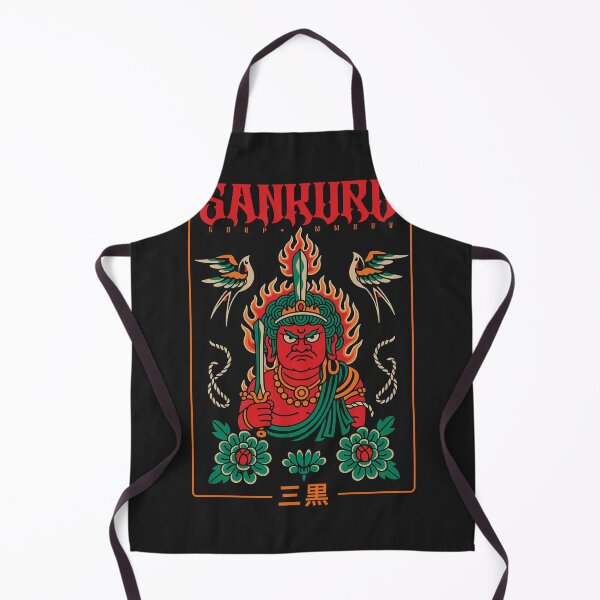 Item preview, Fudo Myo-o Japanese Tattoo Style Illustration designed and sold by SankuroCorp.