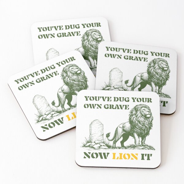 Item preview, Stupid Lion Pun designed and sold by UNK-Fatigues.