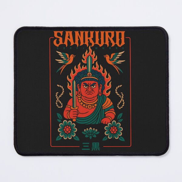 Item preview, Fudo Myo-o Japanese Tattoo Style Illustration III designed and sold by SankuroCorp.
