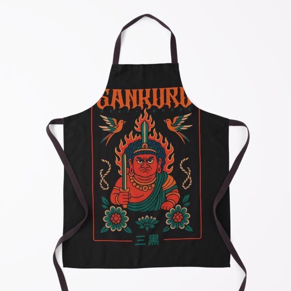 Item preview, Fudo Myo-o Japanese Tattoo Style Illustration III designed and sold by SankuroCorp.