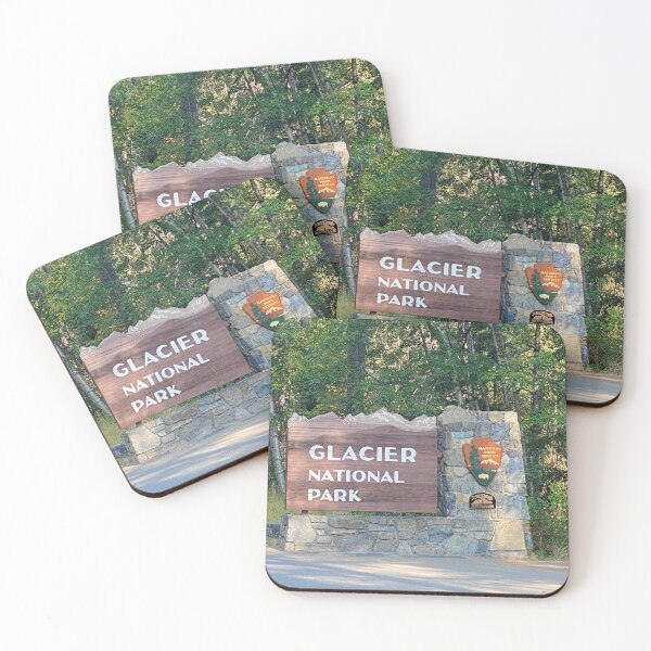 Item preview, Señal de entrada al Parque Nacional Glaciar designed and sold by Kandoart.