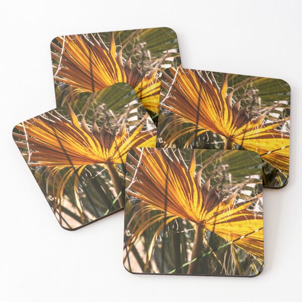 Item preview, Exquisite Yellow-Orange Palm Leaf In Remote Rainforest designed and sold by DEC02.