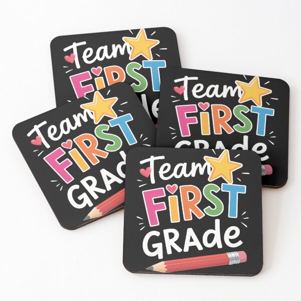 Item preview, Team First Grade Cute Back To School designed and sold by Sunset4Bones.