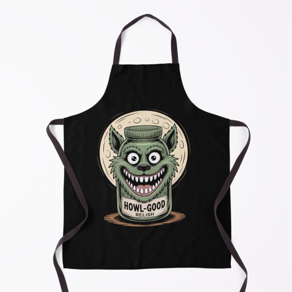 Item preview, Howl-Good Relish Werewolf’s Pickle Jar designed and sold by What a cute-Tee.