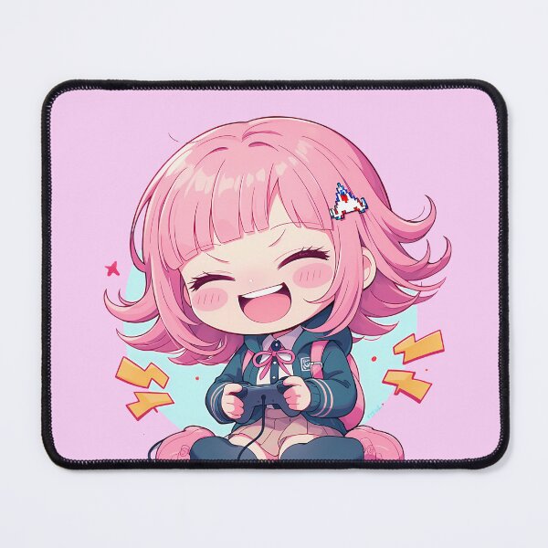 Item preview, Cute Chiaki Nanami Gamer Girl Chibi Danganronpa Anime designed and sold by juniorcastros.
