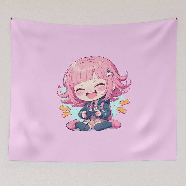 Item preview, Cute Chiaki Nanami Gamer Girl Chibi Danganronpa Anime designed and sold by juniorcastros.