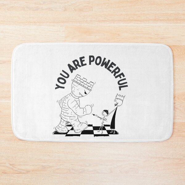 Item preview, You Are Powerful – Motivational Chess Inspired Design" designed and sold by Rosen5125.