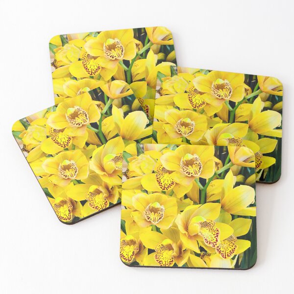 Item preview, Bright and Beautiful Yellow Orchid Floral Bouquet Art Photo designed and sold by DEC02.