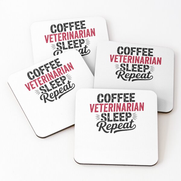 Item preview, Coffee Veterinarian Sleep Repeat - Funny Veterinarian Lover designed and sold by Watsonarts.