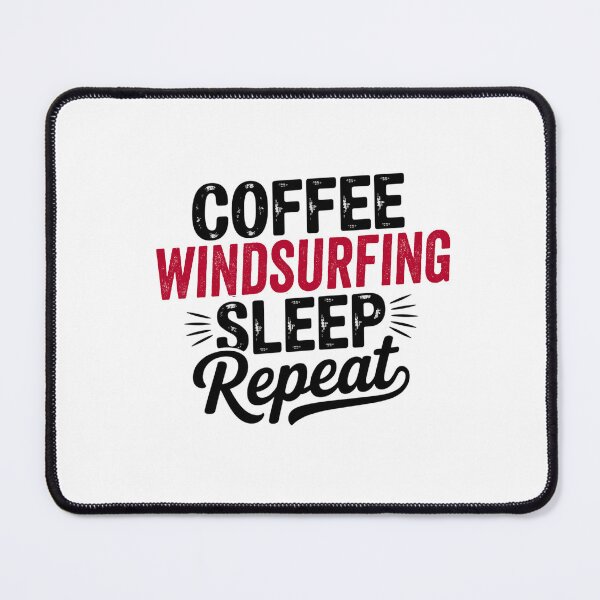 Item preview, Coffee Windsurfing Sleep Repeat - Funny Windsurfing Lover designed and sold by Watsonarts.
