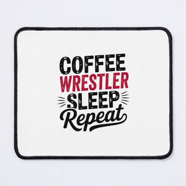 Item preview, Coffee Wrestler Sleep Repeat - Funny Wrestler Lover designed and sold by Watsonarts.