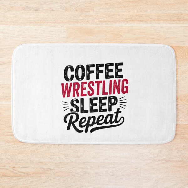Item preview, Coffee Wrestling Sleep Repeat - Funny Wrestling Lover designed and sold by Watsonarts.