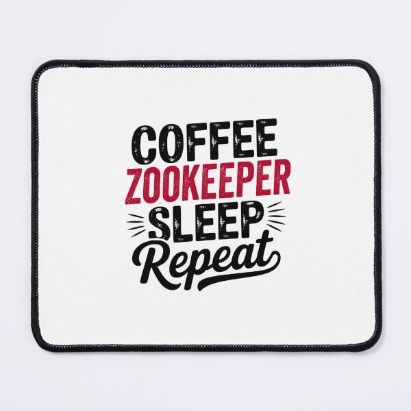 Item preview, Coffee Zookeeper Sleep Repeat - Funny Zookeeper Lover designed and sold by Watsonarts.