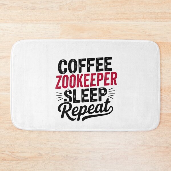 Item preview, Coffee Zookeeper Sleep Repeat - Funny Zookeeper Lover designed and sold by Watsonarts.