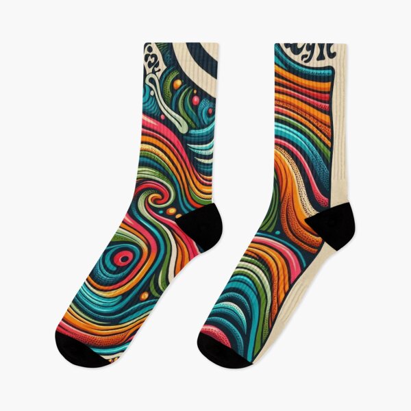Item preview, Seamless Patterns – 70s Psychedelic Retro Vibes designed and sold by janusa.