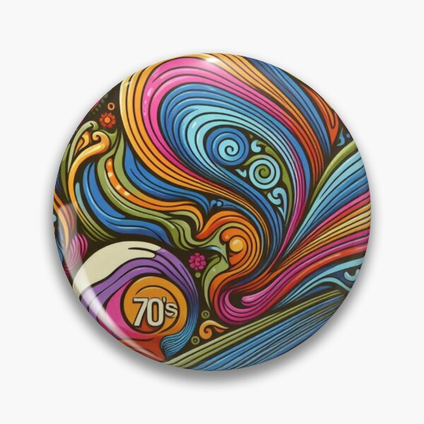 Item preview, Colorful Psychedelic – Retro Seamless Design designed and sold by janusa.