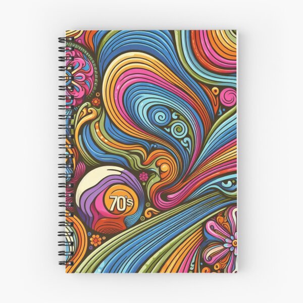 Item preview, Colorful Psychedelic – Retro Seamless Design designed and sold by janusa.