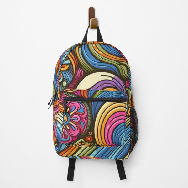 Item preview, Colorful Psychedelic – Retro Seamless Design designed and sold by janusa.
