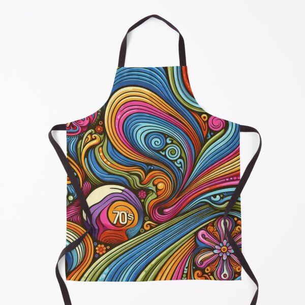 Item preview, Colorful Psychedelic – Retro Seamless Design designed and sold by janusa.