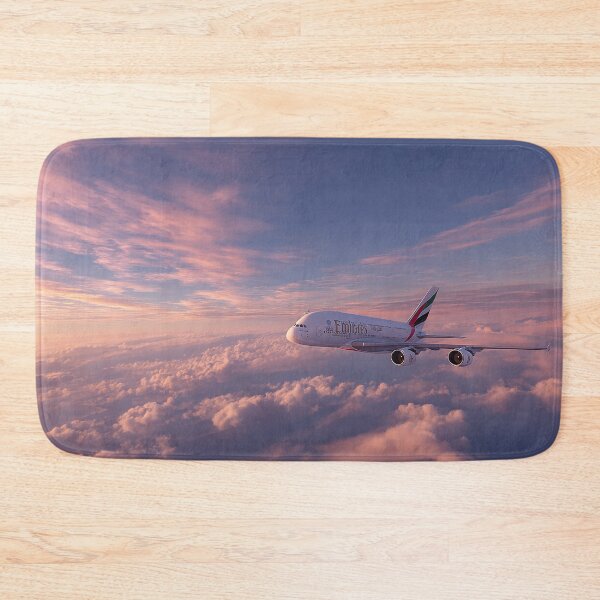 Item preview, Focusing On The Curved Body Lines Of The Airbus A380 By Emirates designed and sold by Skyframe Aviation.