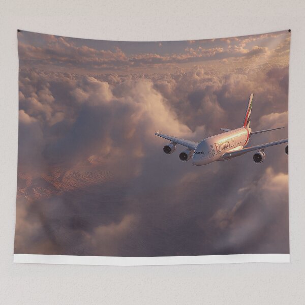 Item preview, Framing The Logo Typography Of The Airbus A380 By Emirates designed and sold by Skyframe Aviation.