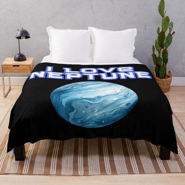 Item preview, I LOVE NEPTUNE, Exploring Neptune, Planet Illustration designed and sold by Theerapong Masanong.