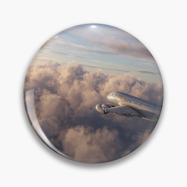 Item preview, Highlighting The Engine Fan Blades Of The Emirates A380 Aircraft designed and sold by Skyframe Aviation.