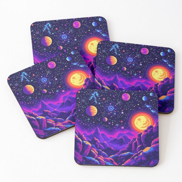 Item preview, Cosmic Bliss Pixel Art designed and sold by G Hub.